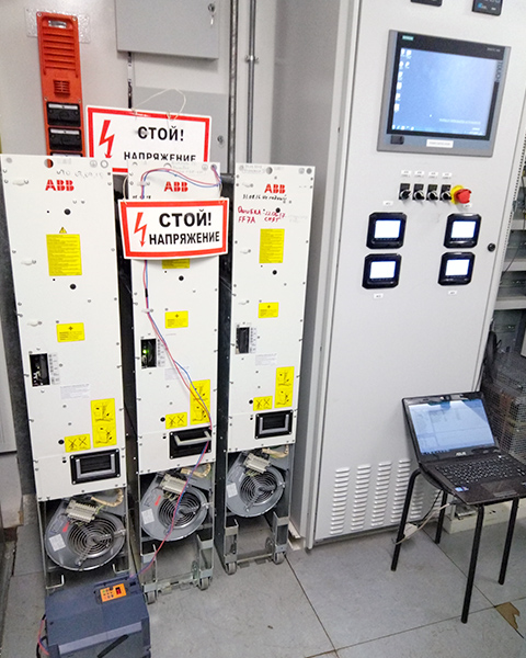 Диагностика, ремонт и ТО ПЧ ABB ACS800MD