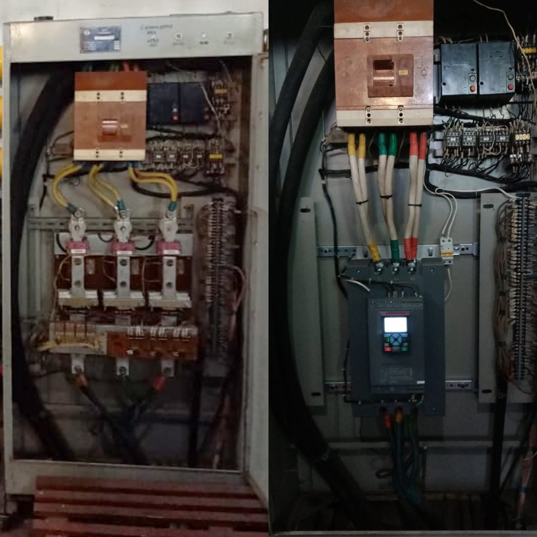 Замена неисправного УПП на ABB PSTX