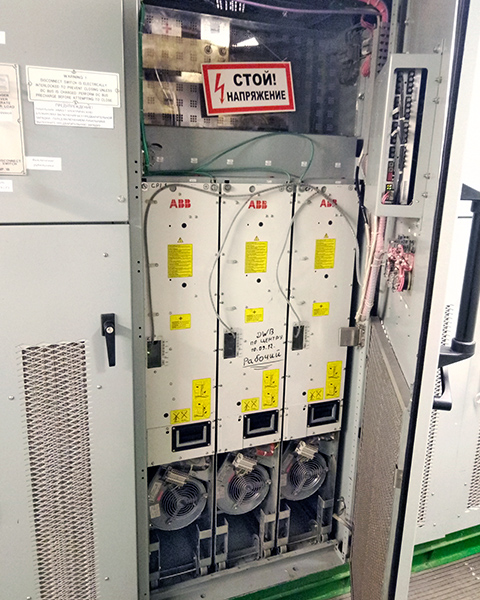 Диагностика, ремонт и ТО ПЧ ABB ACS800MD